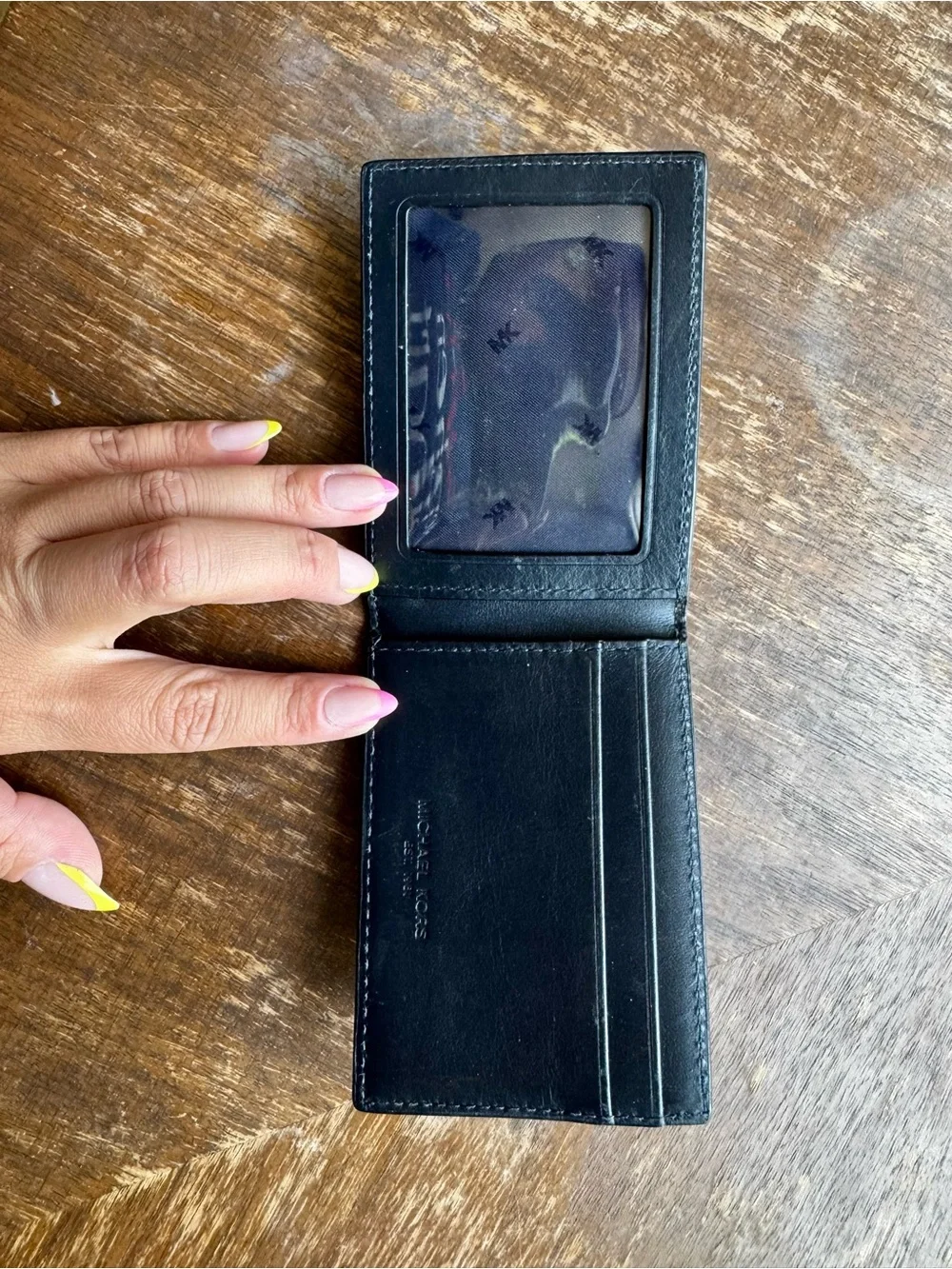 Michael Kors Card Wallet - navy blue